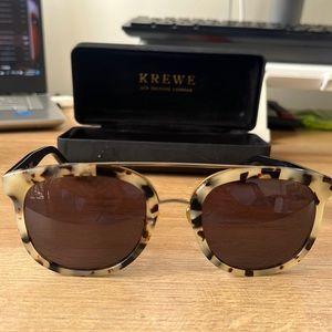KREWE du Optic CL-10 Sunglasses in Oyster and Black
